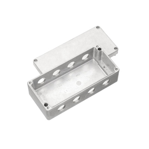 Metal housing, Width 175 mm, Height 80 mm, Depth 57 mm, untreated, Aluminium AlSi12