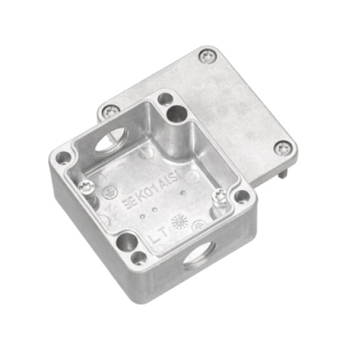 Metal housing, Width 58 mm, Height 64 mm, Depth 34 mm, untreated, Aluminium AlSi12