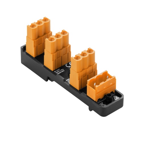 Interface module with terminal, connector, Plug-in connection