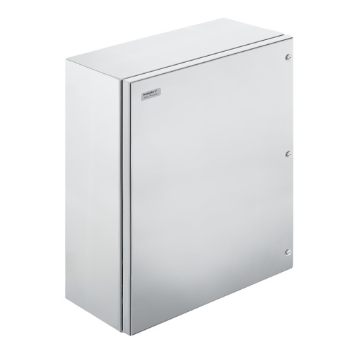 Metal housing, Width 400 mm, Height 500 mm, Depth 200 mm, untreated, Flange plate No, Stainless steel 1.4301 304