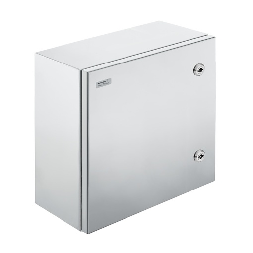 Metal housing, Width 400 mm, Height 400 mm, Depth 200 mm, untreated, Flange plate Yes, Bottom, Stainless steel 1.4301 304