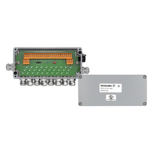 Field bus distributor, 8-way distributor, Housing main material Aluminium, AISi12, Aluminum, Profibus-PA, Foundation Fieldbus