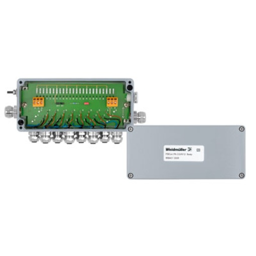 Field bus distributor, 8-way distributor, Housing main material Aluminium, AISi12, Aluminum, Profibus-PA, Foundation Fieldbus