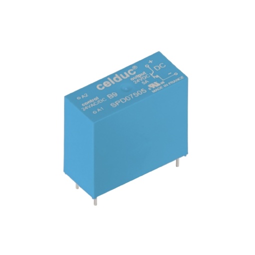 Solid-state relay, 15 V UC...30 V UC, 0...30 V DC, 5 A, Plug-in connection