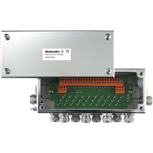 Field bus distributor, 8-way distributor, Housing main material Stainless steel, rust-proof, Aluminum, Profibus-PA, Foundation Fieldbus