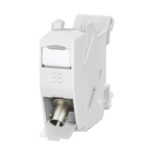 Feed-through plug-in connector optical fibre, IP20, ST, ST