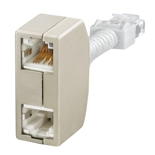 RJ45 plug adapter, IP20, Connection 1 RJ45, Connection 2 RJ45, Shielding Yes