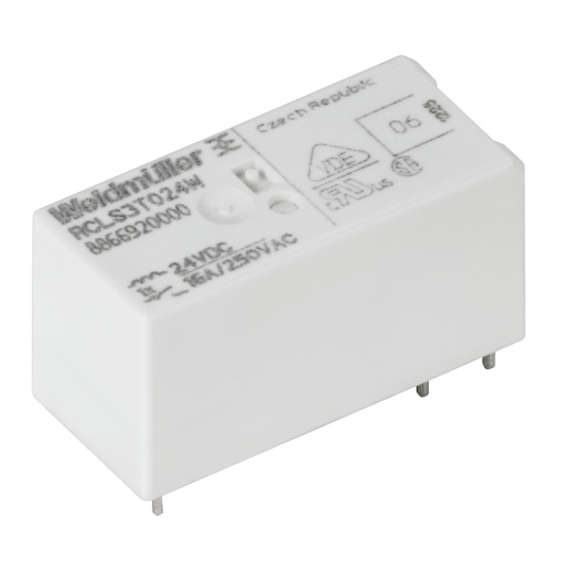 Miniature industrial relay, 110 V DC, No, 1 CO contact AgNi , 250 V AC, 16 A, Test button available No