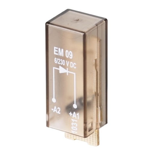 Protective suppressor circuit relay, RIDERSERIES, 6230 V DC, Free-wheeling diode, Status indicator No