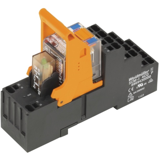 Relay module, Green LED, PUSH IN