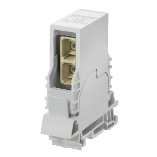 Feed-through plug-in connector optical fibre, IP20, SC-Duplex, SC-Duplex, Multimode, GOF, POF