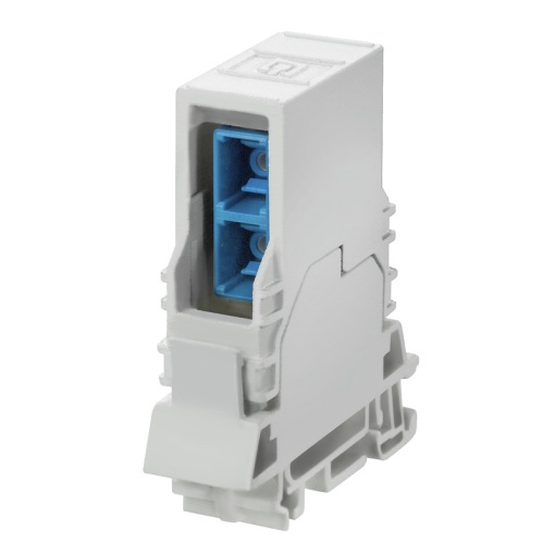 Feed-through plug-in connector optical fibre, IP20, SC-Duplex, SC-Duplex, Singlemode