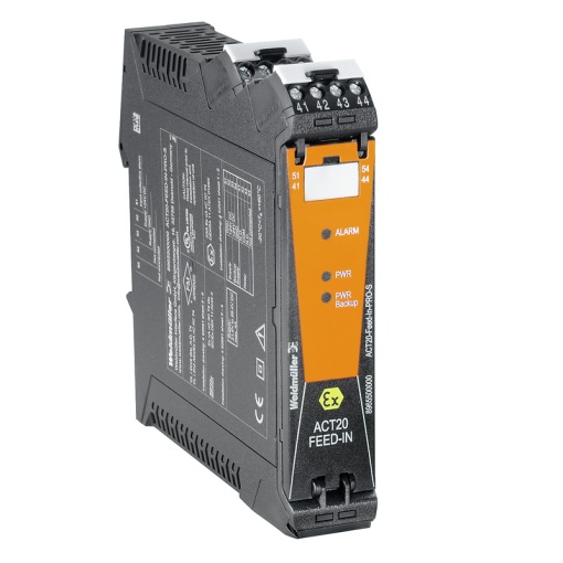 Power-feed module signal processing, 21.626.4 V DC, Input current max. 4 A, TS 35, CH20M Bus