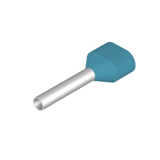 Wire end ferrule, 0.75 mm², Stripping length 11 mm, Colour Light Blue, Insulation Available