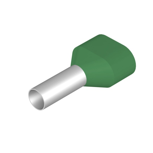 Wire end ferrule, 6 mm², Stripping length 20 mm, Colour green, Insulation Available