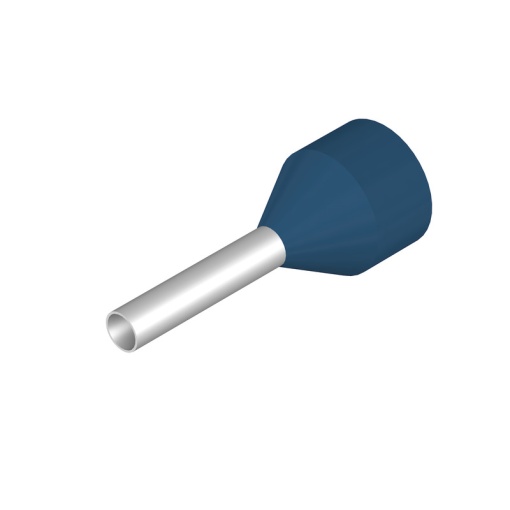 Wire end ferrule, 2.5 mm², Stripping length 17 mm, Colour blue, Insulation Available