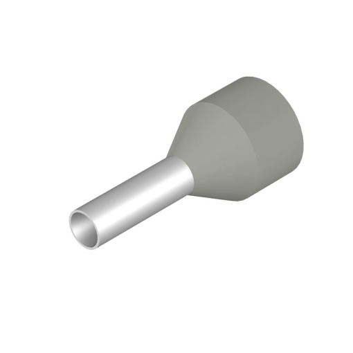 Wire end ferrule, 4 mm², Stripping length 14 mm, Colour grey, Insulation Available