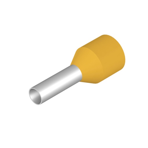 Wire end ferrule, 6 mm², Stripping length 17 mm, Colour yellow, Insulation Available