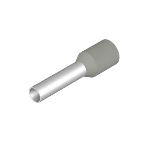 Wire end ferrule, 4 mm², Stripping length 14 mm, Colour grey, Insulation Available