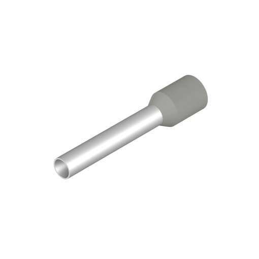 Wire end ferrule, 4 mm², Stripping length 20 mm, Colour grey, Insulation Available