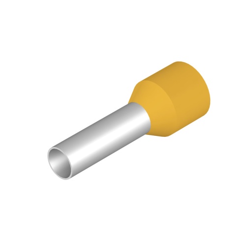 Wire end ferrule, 6 mm², Stripping length 14 mm, Colour yellow, Insulation Available