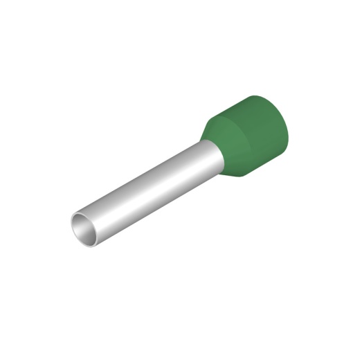 Wire end ferrule, 6 mm², Stripping length 20 mm, Colour green, Insulation Available