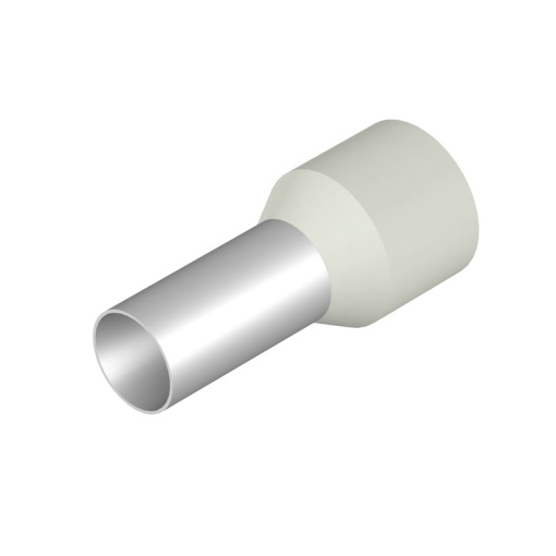 Wire end ferrule, 16 mm², Stripping length 15 mm, Colour white, Insulation Available