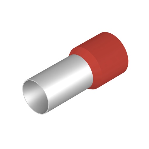 Wire end ferrule, 95 mm², Stripping length 31 mm, Colour red, Insulation Available