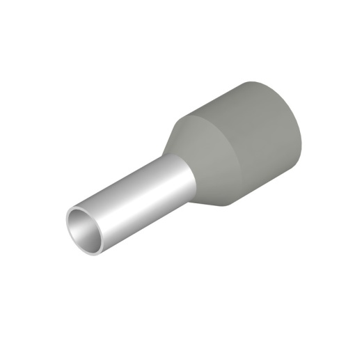 Wire end ferrule, 2.5 mm², Stripping length 8 mm, Colour grey, Insulation Available