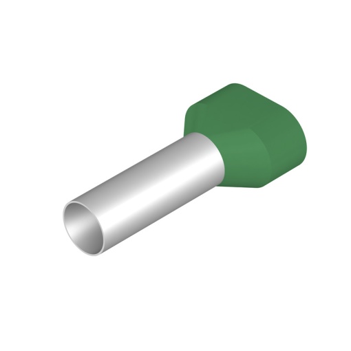Wire end ferrule, 16 mm², Stripping length 29 mm, Colour green, Insulation Available