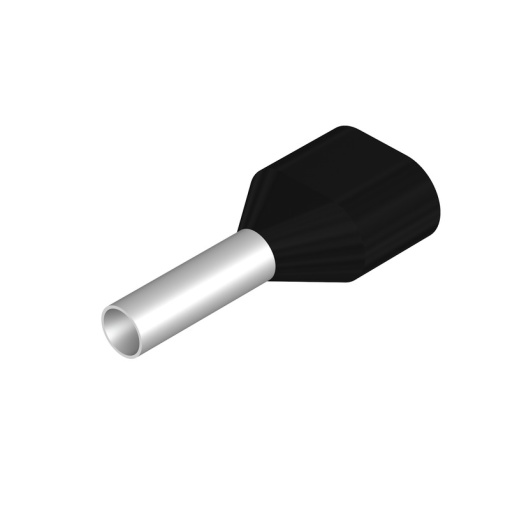Wire end ferrule, 1.5 mm², Stripping length 11 mm, Colour black, Insulation Available