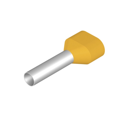 Wire end ferrule, 6 mm², Stripping length 24 mm, Colour yellow, Insulation Available