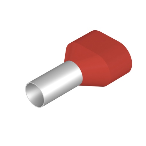 Wire end ferrule, 10 mm², Stripping length 17 mm, Colour red, Insulation Available