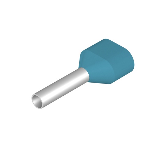 Wire end ferrule, 0.75 mm², Stripping length 11 mm, Colour Light Blue, Insulation Available