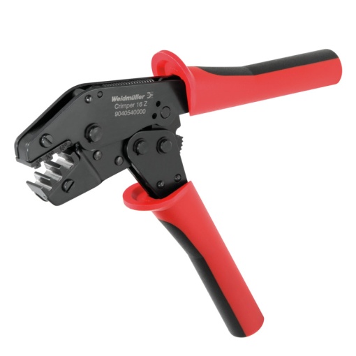 Crimping tool, Wire-end ferrules withwithout plastic collars, 6 mm², 16 mm², Trapezoidal crimp