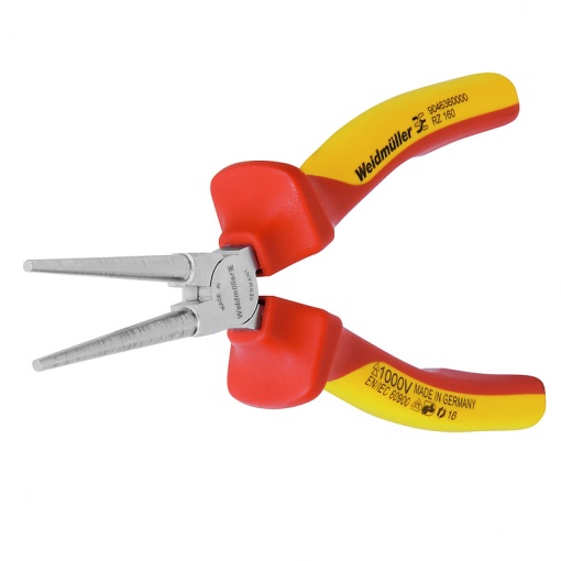 Round-nose pliers, 160 mm, Protective insulation, 1000 V Yes