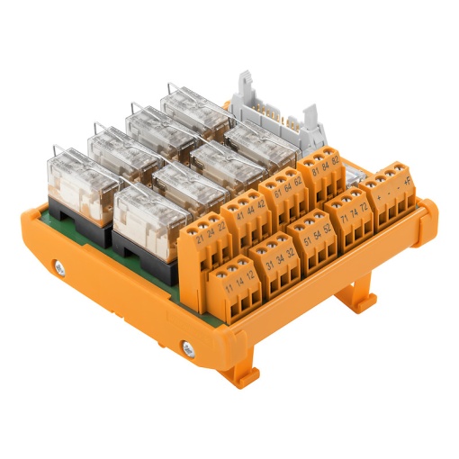 Interface module with relais, RCL, LL2N 5.08 mm, Screw connection, Plug-in connector in acc. with IEC60603-13  DIN41651, 20-pole plug, 24 V DC  10%,