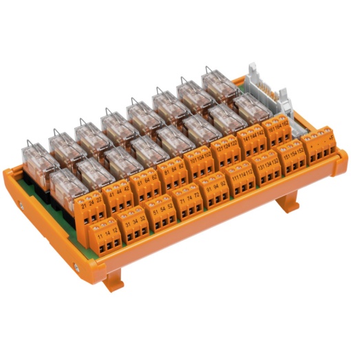 Interface module with relais, RCL, LL2N 5.08 mm, Screw connection, Plug-in connector in acc. with IEC60603-13  DIN41651, 20-pole plug, 24 V DC  10%,