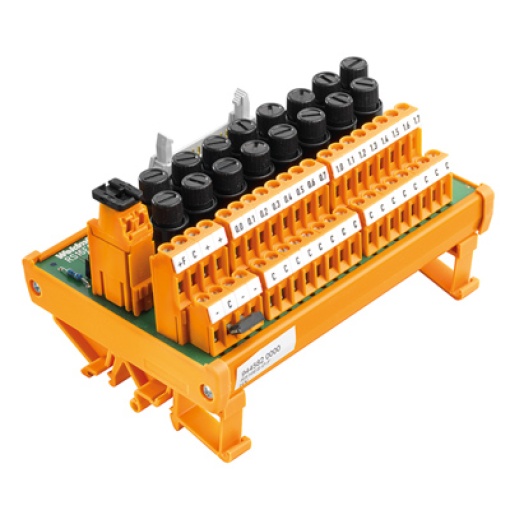 Interface module with relais, LL2N 5.08 mm, Screw connection, Plug-in connector in acc. with IEC60603-13  DIN41651, 20-pole plug, 2-wire, LED status 