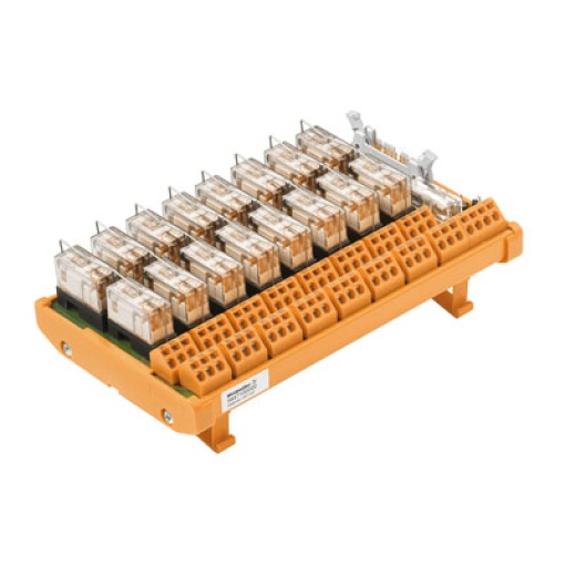 Interface module with relais, RCL, LMNZF 5.08mm, Tension-clamp connection, Plug-in connector in acc. with IEC60603-13  DIN41651, 20-pole plug, 24 V D