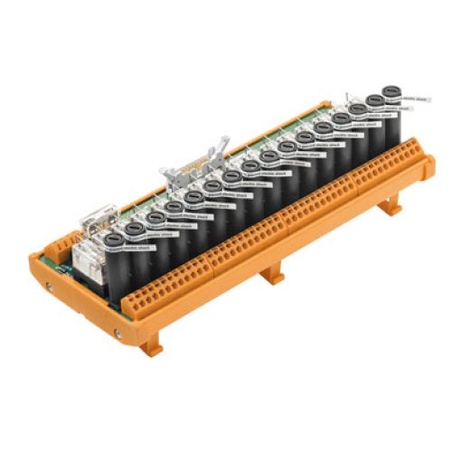 Interface module with relais, RCL, LMNZF 5.08mm, Tension-clamp connection, Plug-in connector in acc. with IEC60603-13  DIN41651, 20-pole plug, 24 V D