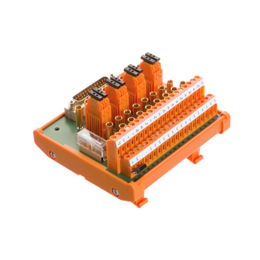Interface module with terminal, connector, built-in, D-sub connectors, acc. to IEC 60807  DIN 41652, 25-pole plug, Screw connection