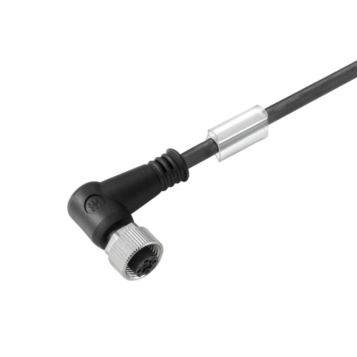 Sensor-actuator Cable, M12, Number of poles 5, 20 m, Socket, angled, LED No, Shielded No