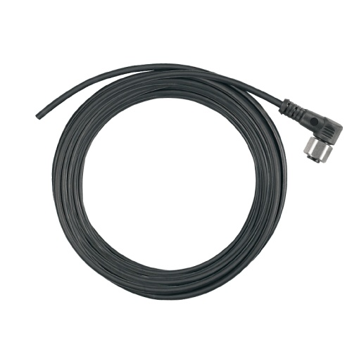 Sensor-actuator Cable, M12, Number of poles 4, 5 m, Socket, angled, LED No, Shielded No