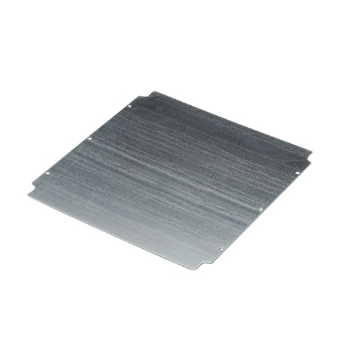 Mounting plate Housing, Klippon POK polyester empty enclosure, 383 x 389 x 1.5 mm, Sheet steel, galvanized, Miscellaneous, silver