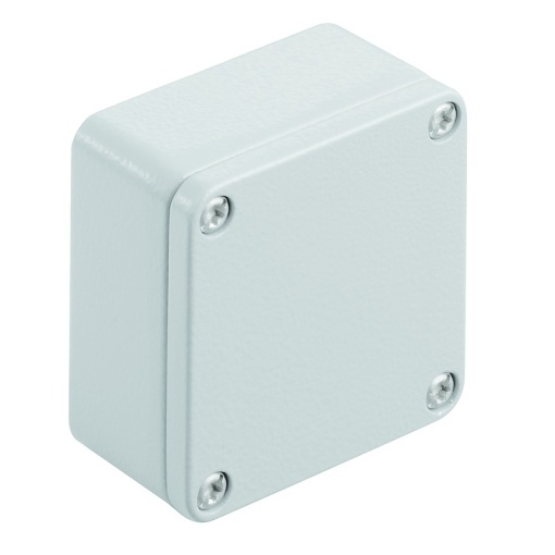 Metal housing, Width 58 mm, Height 64 mm, Depth 34 mm, Powder-coated, textured, Flange plate No, Aluminium AlSi12