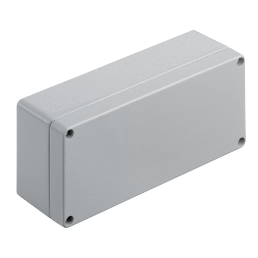 Metal housing, Width 175 mm, Height 80 mm, Depth 57 mm, Powder-coated, textured, Flange plate No, Aluminium AlSi12