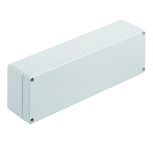 Metal housing, Width 250 mm, Height 80 mm, Depth 55 mm, Powder-coated, textured, Flange plate No, Aluminium AlSi12