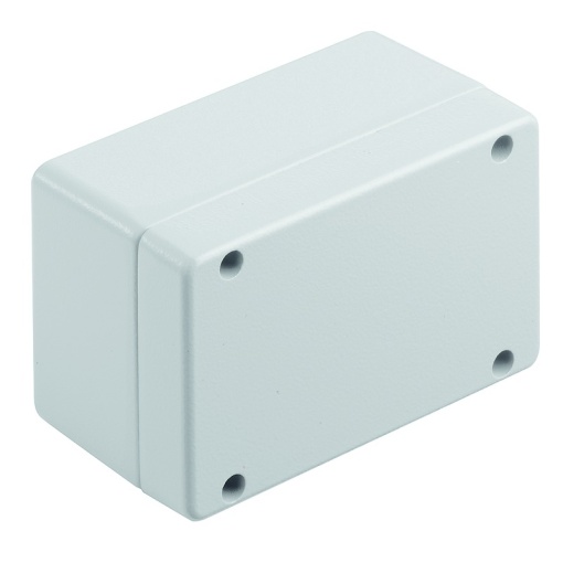 Metal housing, Width 130 mm, Height 82 mm, Depth 72 mm, Powder-coated, textured, Flange plate No, Aluminium AlSi12