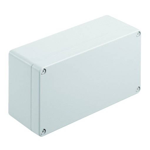 Metal housing, Width 220 mm, Height 120 mm, Depth 81 mm, Powder-coated, textured, Flange plate No, Aluminium AlSi12